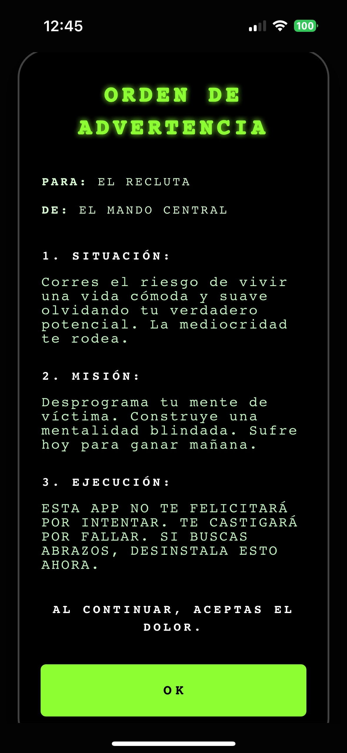 Recruit Registration